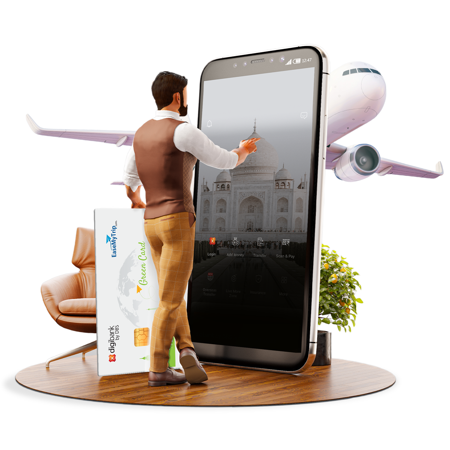 How to use digibank Travel Now
